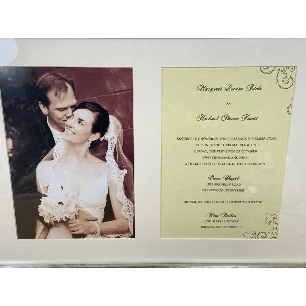 Wedding and Invitation Photo Frame Picture Frame Matted 15